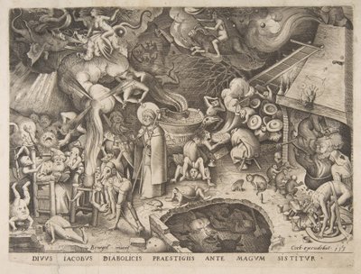 San Jaime y el mago Hermógenes, 1565 de Pieter van der Heyden