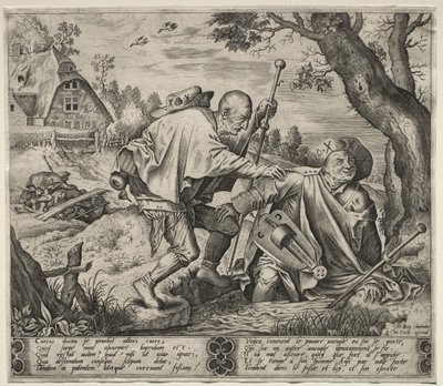 Los ciegos guiando a los ciegos de Pieter van der Heyden
