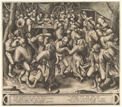 La boda campesina, después de 1570 de Pieter van der Heyden