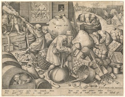 El gran teatro del mundo de Pieter van der Heyden after Pieter Bruegel the Elder
