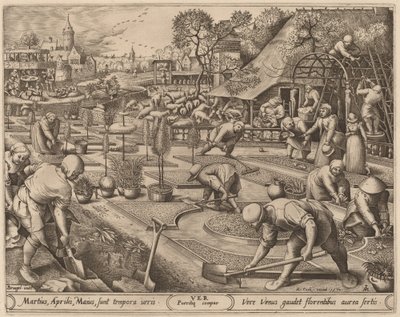 Primavera de Pieter van der Heyden after Pieter Bruegel the Elder