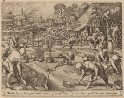 Primavera de Pieter van der Heyden after Pieter Bruegel the Elder