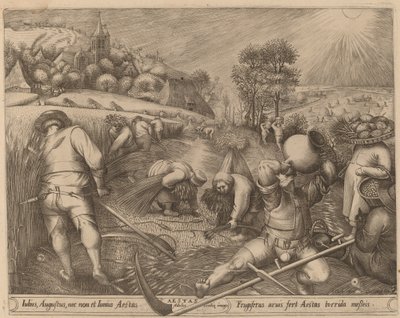 Verano de Pieter van der Heyden after Pieter Bruegel the Elder