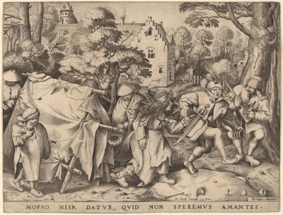 La Boda de Mopsus y Nisa de Pieter van der Heyden after Pieter Bruegel the Elder