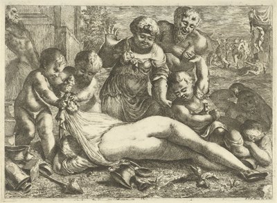 Una bacante borracha de Pieter van der Plas (II)