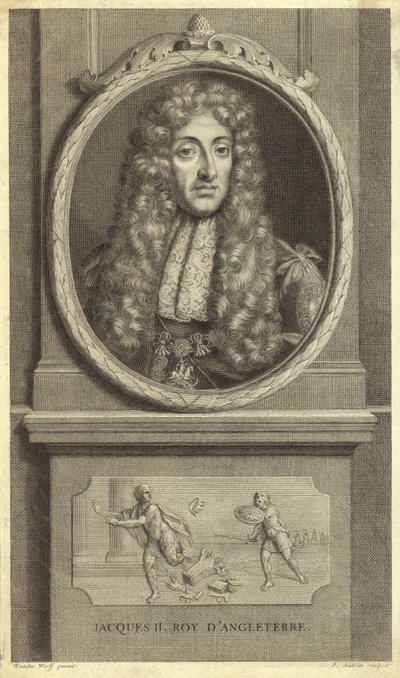 Retrato del Rey Jacobo II de Inglaterra de Pieter van der Werff