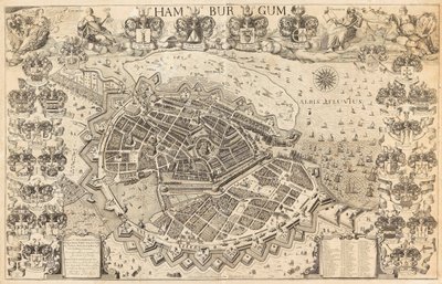 Mapa de Hamburgo de Pietersen