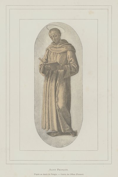 San Francisco de Asís de Pietro (after) Perugino