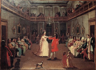 La apertura del baile de Pietro (school of) Longhi