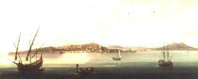 Una Vista Extensa de la Bahía de Nápoles de Pietro Antoniani