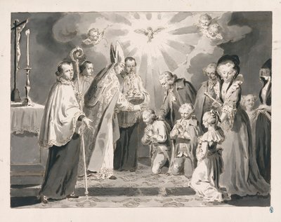 Confirmación de Los Siete Sacramentos de Pietro Antonio Novelli