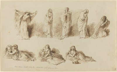 Las actitudes de Lady Hamilton de Pietro Antonio Novelli