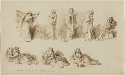 Las actitudes de Lady Hamilton de Pietro Antonio Novelli