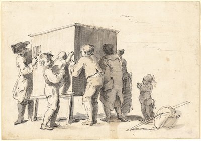 El espectáculo de mirilla de Pietro Antonio Novelli