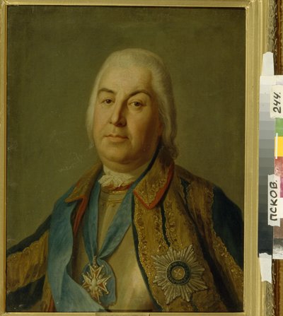 Retrato del Conde Pyotr Semyonovich Saltykov de Pietro Antonio Rotari
