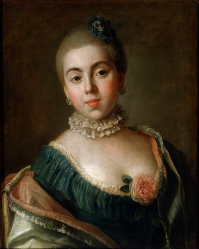 Retrato de la Condesa Anna Golitsyna, Baronesa Stroganova de Pietro Antonio Rotari