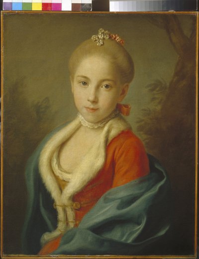 Retrato de la Princesa Catalina de Holstein-Beck, 1760-62 de Pietro Antonio Rotari