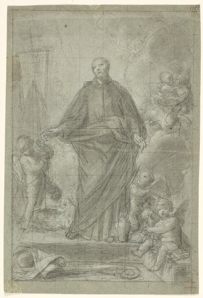 San Cayetano de Thiene (?) rodeado de putti de Pietro Antonio de Pietri