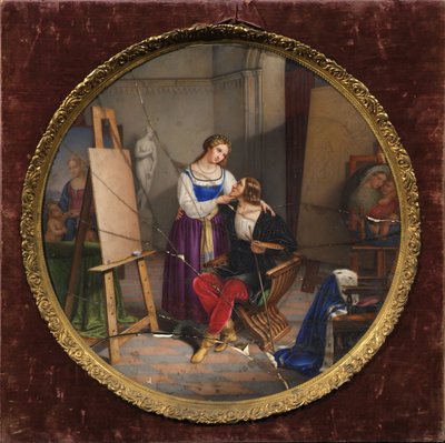 Rafael y la Fornarina de Pietro Bagatti Valsecchi
