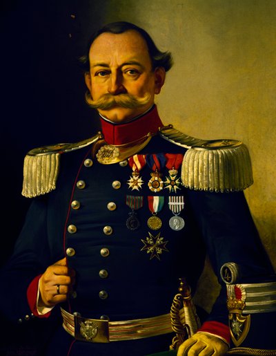 Retrato de un coronel italiano de Pietro Baldini