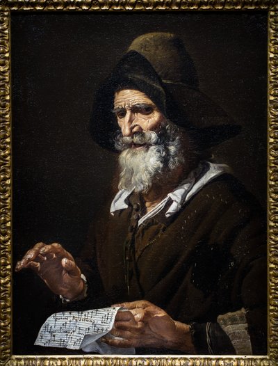 Un viejo cantante de Pietro Bellotti
