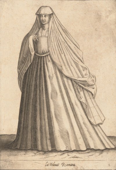 La viuda romana de Pietro Bertelli.