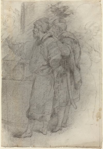Dos Cortesanos de Pie de Pietro Fancelli