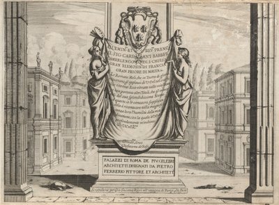 Palazzi di Roma de piu Celebri Architetti de Pietro Ferrerio