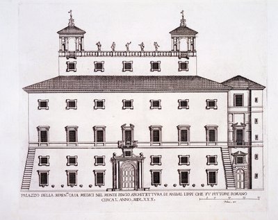 Palazzo Serenissima, Casa Medici, en la colina del Pincio, Roma, de 