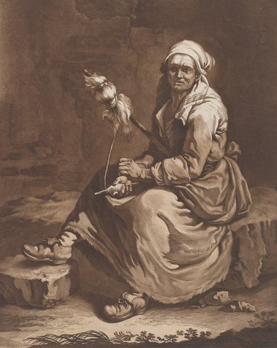 La vieja trabajadora, ca. 1757-1804 de Pietro Jacopo Palmieri