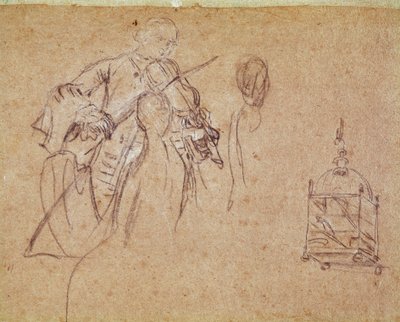 Un violinista de Pietro Longhi