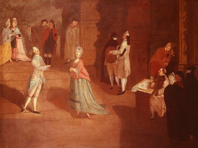 Ensayo de danza de Pietro Longhi