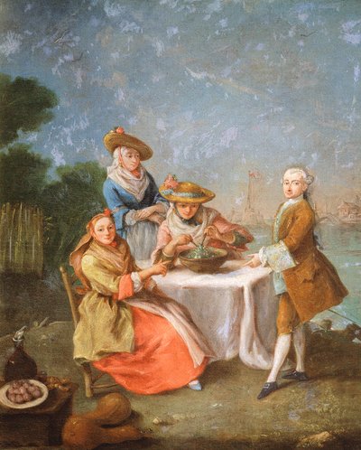 En los jardines del estuario de Pietro Longhi