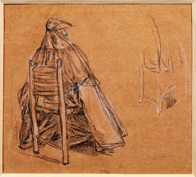 Italia, Venecia, Caballero enmascarado (Gentiluomo con bautta) de Pietro Longhi