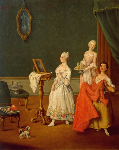 Dama en su tocador de Pietro Longhi