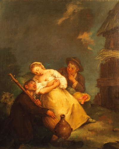 Escena campesina de Pietro Longhi