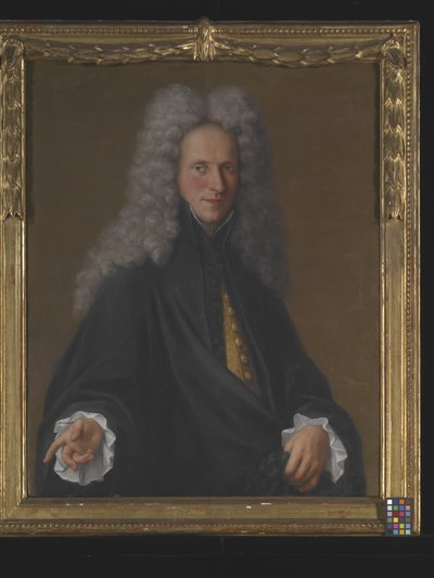 Retrato de un noble desconocido (óleo sobre lienzo) de Pietro Longhi