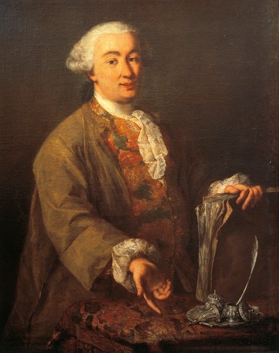 Retrato de Carlo Goldoni de Pietro Longhi