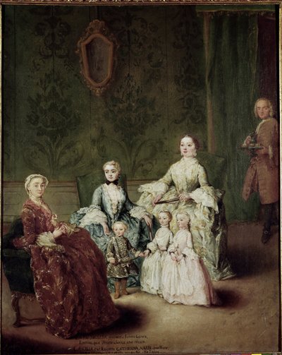 Retrato de la familia Sagredo de Pietro Longhi