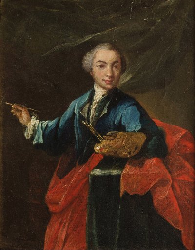 Autorretrato, c. 1750 de Pietro Longhi