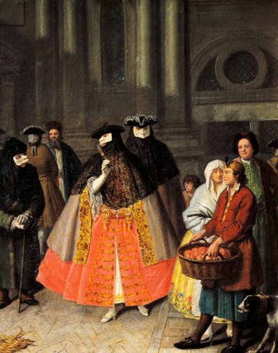 Conversaciones entre máscaras de Baute de Pietro Longhi