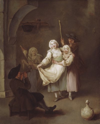 El baile, c.1750 (óleo sobre lienzo) de Pietro Longhi