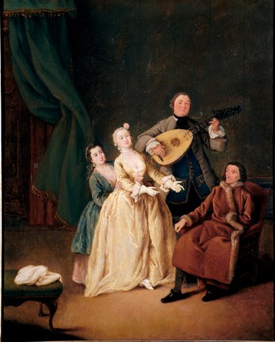 El concierto familiar de Pietro Longhi
