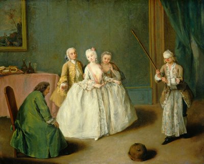 El juego de la olla de cocina de Pietro Longhi