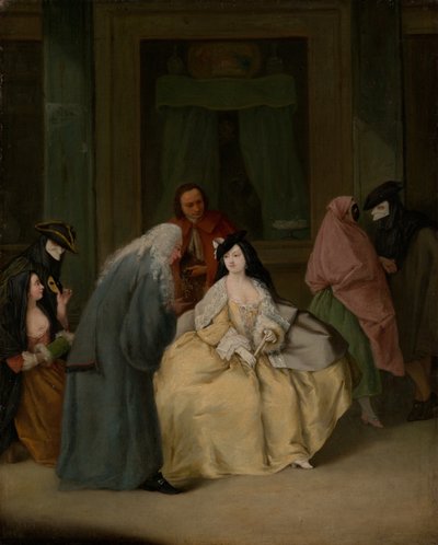 El encuentro, 1746 de Pietro Longhi