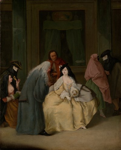 El encuentro, c.1746 de Pietro Longhi