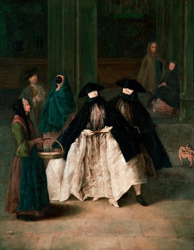 El vendedor de perfumes, c.1756 de Pietro Longhi