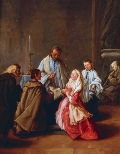 Los siete sacramentos: Matrimonio de Pietro Longhi