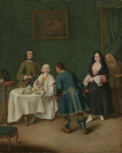 La tentación, 1746 de Pietro Longhi