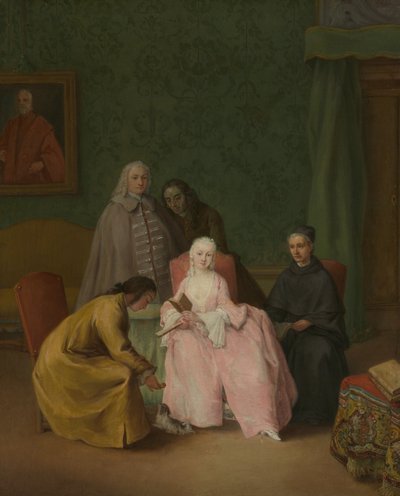 La visita, 1746 de Pietro Longhi